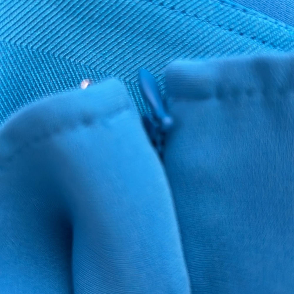 cinq a sept Bright Blue Ankle-Length Straight Pants - Picture 6 of 8